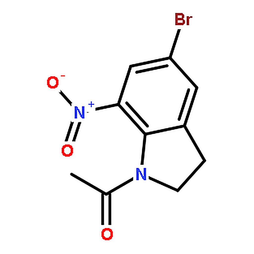 RHAWN 1-(5-Bromo-7-nitroindolin-1-yl)ethanone