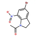 RHAWN 1-(5-Bromo-7-nitroindolin-1-yl)ethanone