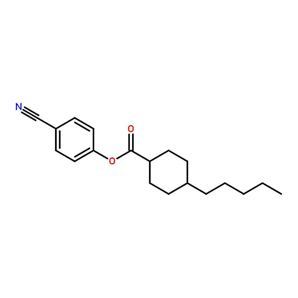 RHAWN p-cyanophenyl trans-4-pentylcyclohexanecarboxylate