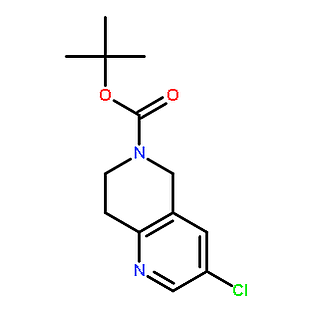 RHAWN tert-Butyl 3-chloro-7,8-dihydro-1,6-naphthyridine-6(5H)-carboxylate