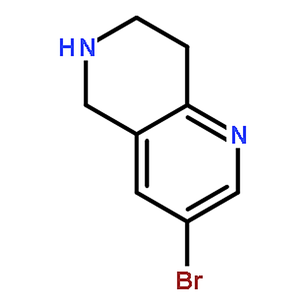RHAWN 3-BROMO-5， 6， 7， 8-TETRAHYDRO-1， 6-NAPHTHYRIDINE