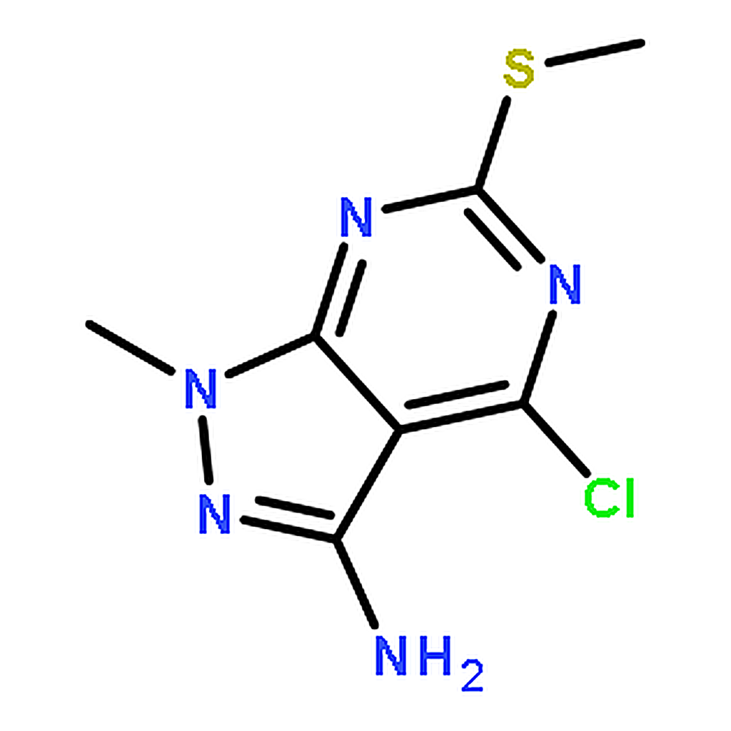 RHAWN 4-Chloro-1-methyl-6-(methylthio)-1H-pyrazolo[3,4-d]pyrimidin-3-amine