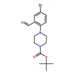 RHAWN tert-Butyl 4-(4-bromo-2-formylphenyl)piperazine-1-carboxylate