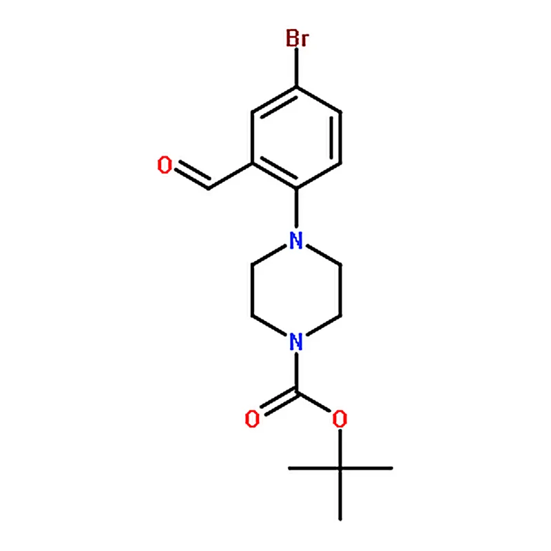 RHAWN tert-Butyl 4-(4-bromo-2-formylphenyl)piperazine-1-carboxylate