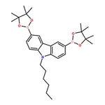 RHAWN 9-Hexyl-3,6-bis(4,4,5,5-tetramethyl-1,3,2-dioxaborolan-2-yl)-9H-carbazole
