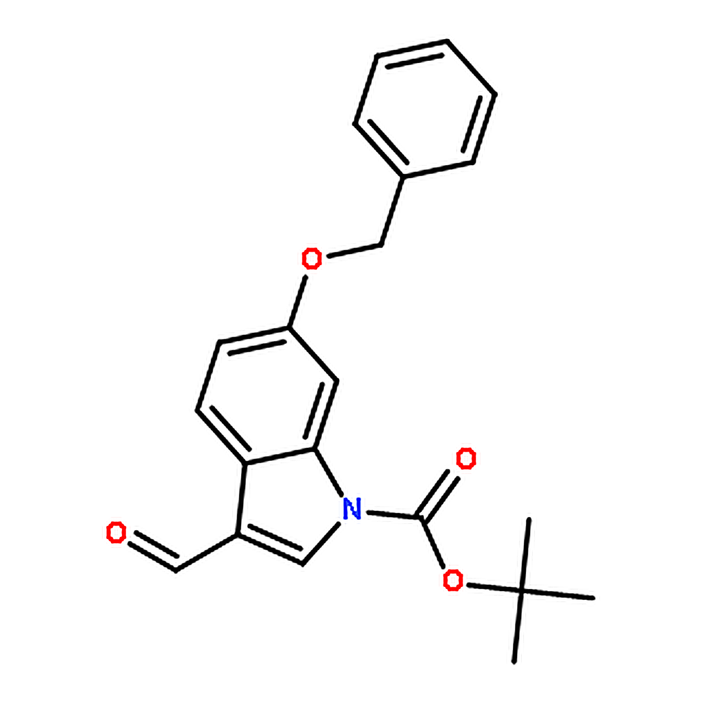 RHAWN tert-Butyl 6-(benzyloxy)-3-formyl-1H-indole-1-carboxylate