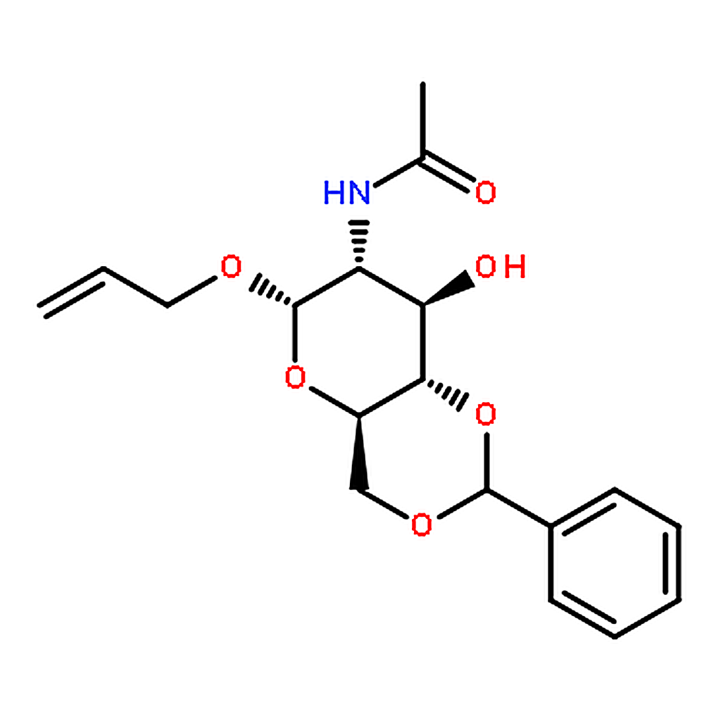 RHAWN Allyl 2-acetamido-4，6-O-benzylidene-2-deoxy--D-glucopyranoside