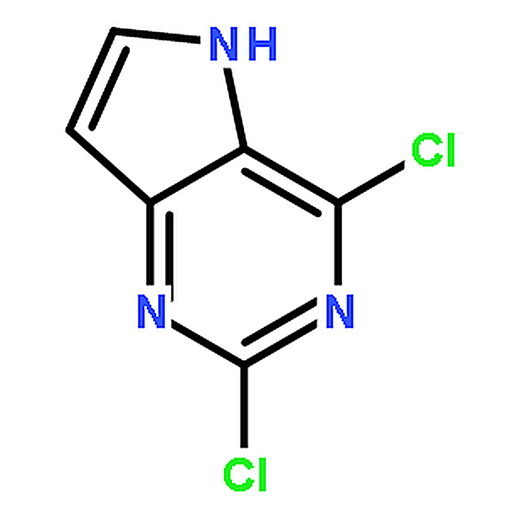RHAWN 2,4-Dichloro-5H-pyrrolo[3,2-d]pyrimidine