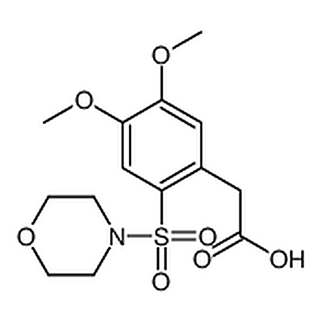 RHAWN 2-[4，5-dimethoxy-2-(morpholine-4-sulfonyl)phenyl]acetic acid