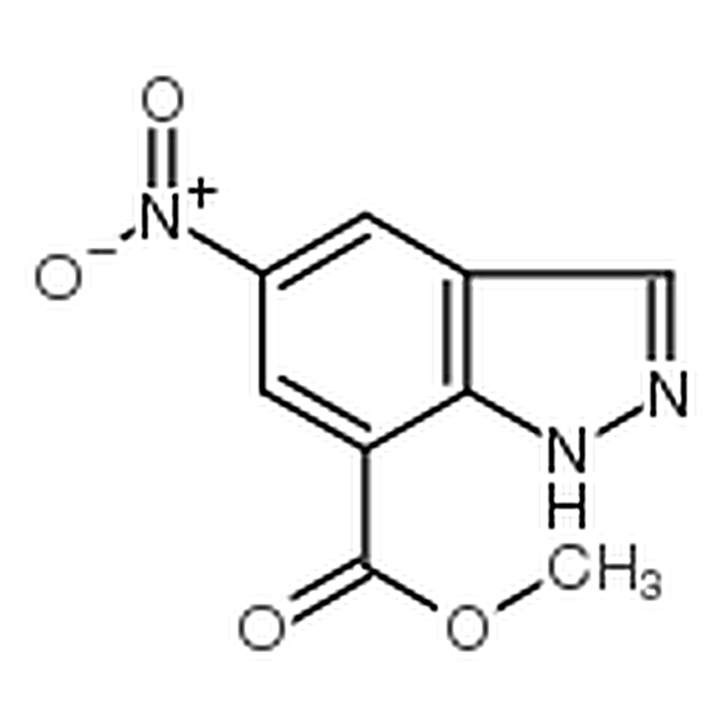 RHAWN Methyl 5-nitro-1H-indazole-7-carboxylate
