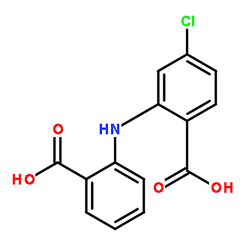 RHAWN 2-((2-Carboxyphenyl)amino)-4-chlorobenzoic acid