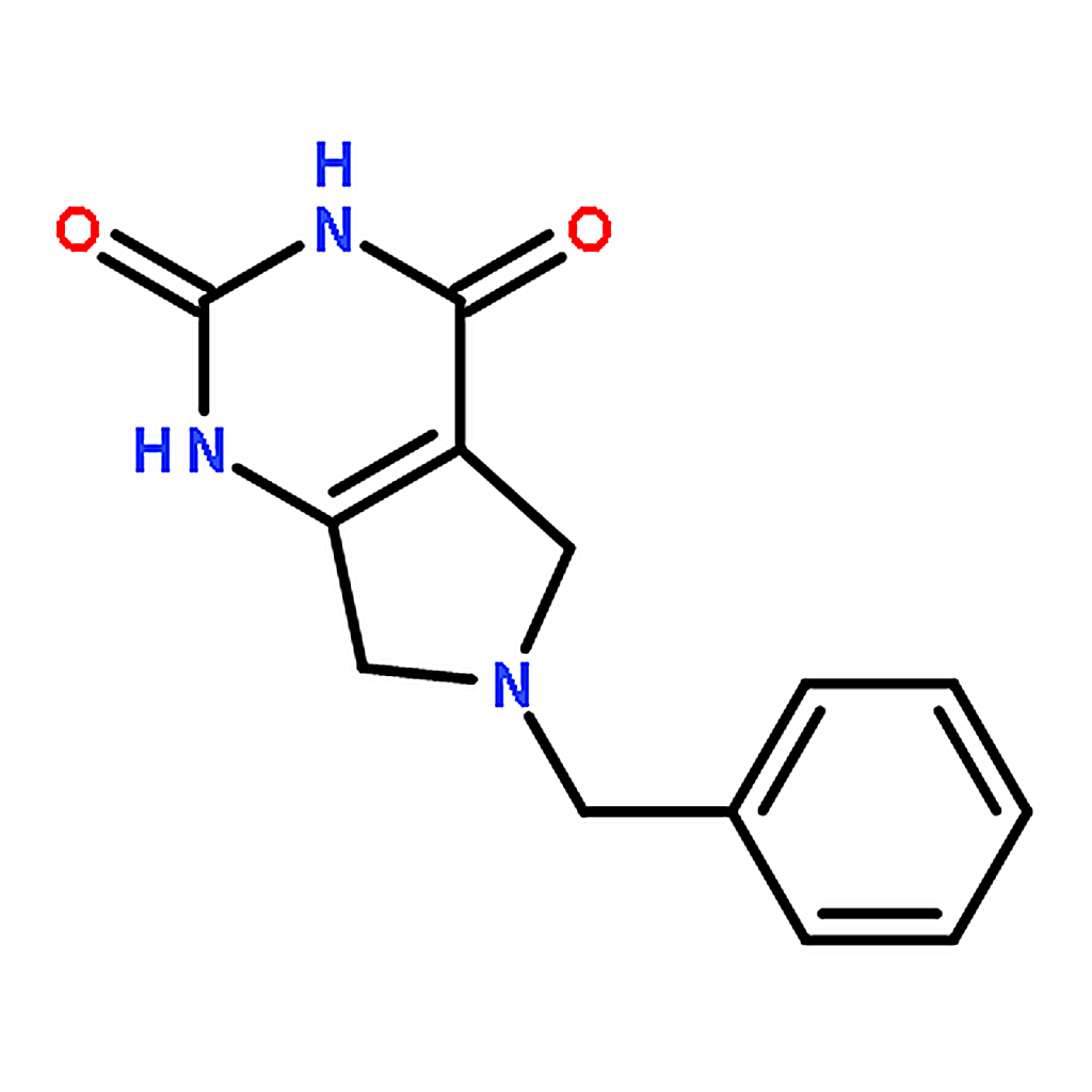 RHAWN 6-Benzyl-6，7-dihydro-1H-pyrrolo[3，4-d]pyrimidine-2，4(3H，5H)-dione