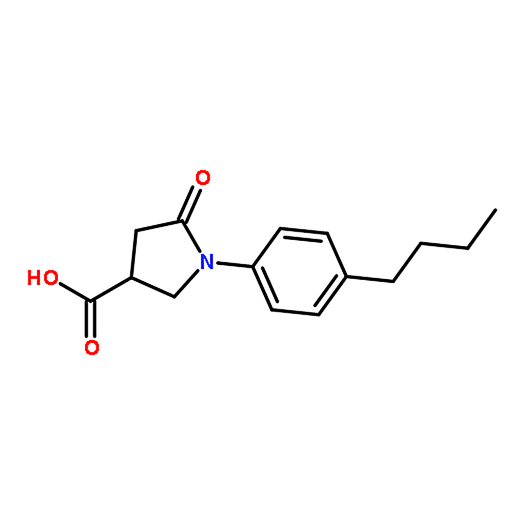 RHAWN 1-(4-Butylphenyl)-5-oxopyrrolidine-3-carboxylic acid