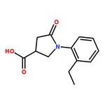 RHAWN 1-(2-Ethylphenyl)-5-oxopyrrolidine-3-carboxylic acid