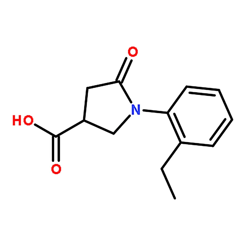 RHAWN 1-(2-Ethylphenyl)-5-oxopyrrolidine-3-carboxylic acid