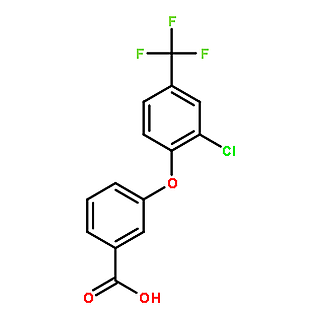 RHAWN 3-(2-Chloro-4-(trifluoromethyl)phenoxy)benzoic acid