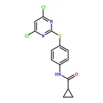 RHAWN N-(4-((4,6-Dichloropyrimidin-2-yl)thio)phenyl)cyclopropanecarboxamide