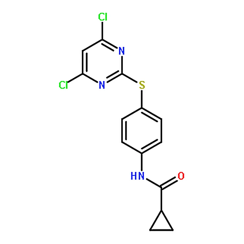 RHAWN N-(4-((4,6-Dichloropyrimidin-2-yl)thio)phenyl)cyclopropanecarboxamide