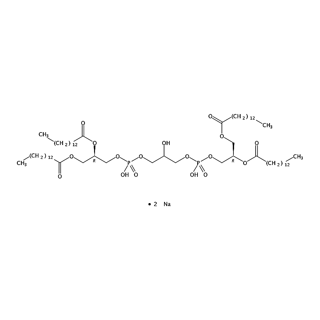 RHAWN 1',3'-bis[1,2-dimyristoyl-sn-glycero-3-phospho]-sn-glycerol (sodium salt)