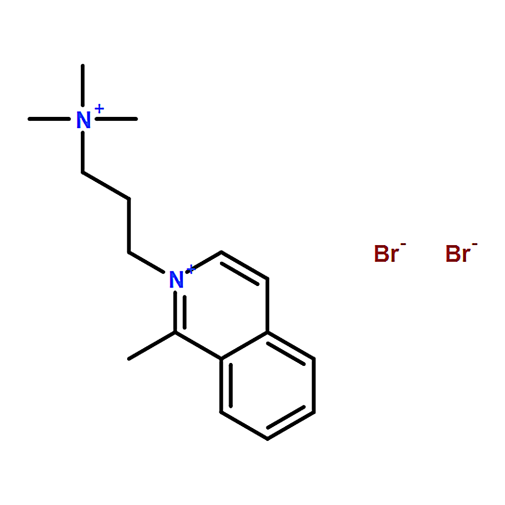 RHAWN 1-methyl-2-[3-(trimethylammonio)propyl]isoquinolinium dibromide