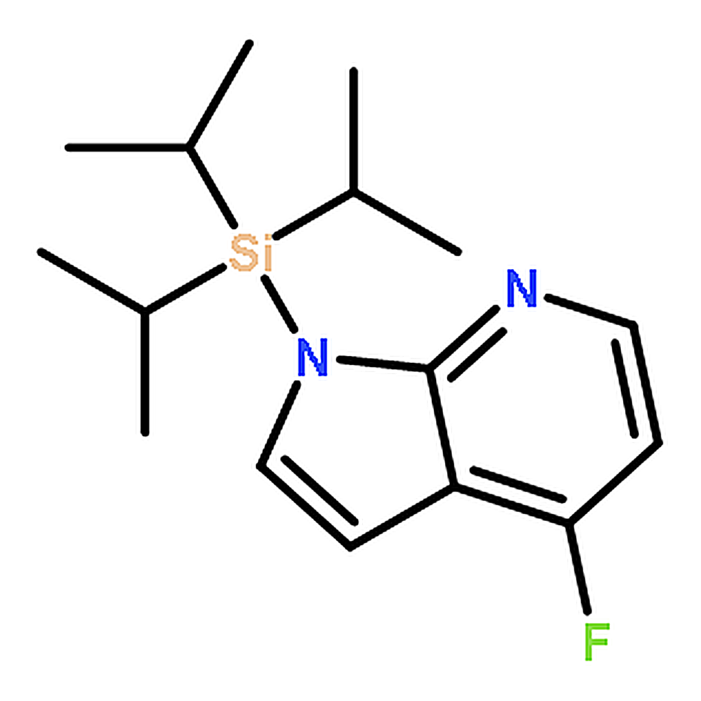 RHAWN 4-Fluoro-1-(triisopropylsilyl)-1H-pyrrolo[2,3-b]pyridine