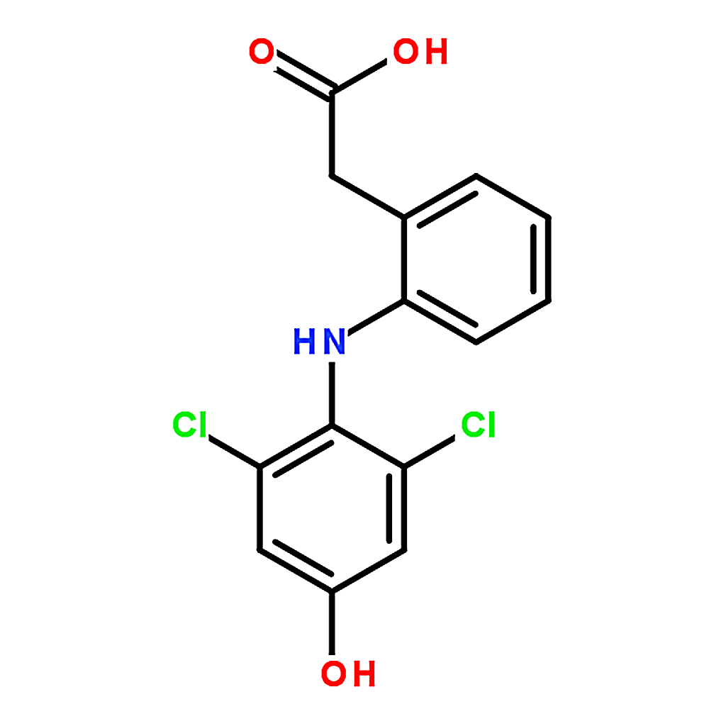 RHAWN 2-(2-((2，6-Dichloro-4-hydroxyphenyl)amino)phenyl)acetic acid