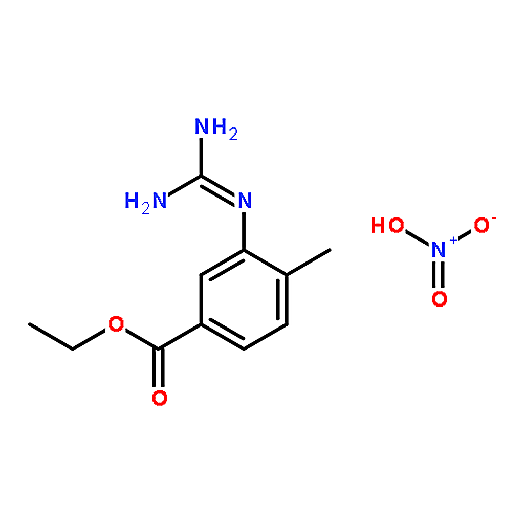 RHAWN Ethyl 3-guanidino-4-methylbenzoate nitrate