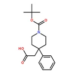 RHAWN 2-(1-(tert-Butoxycarbonyl)-4-phenylpiperidin-4-yl)acetic acid