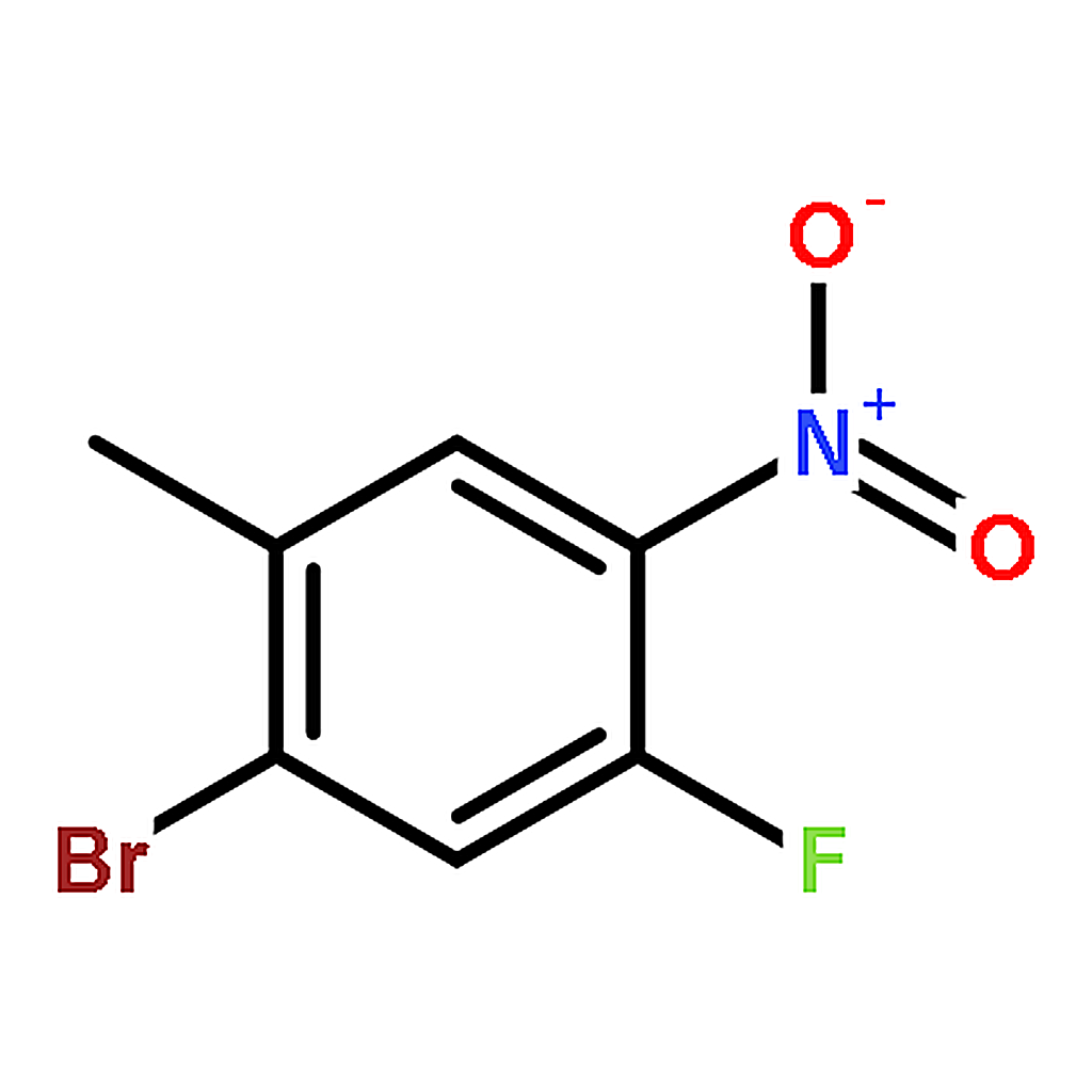 RHAWN 1-Bromo-5-fluoro-2-methyl-4-nitrobenzene