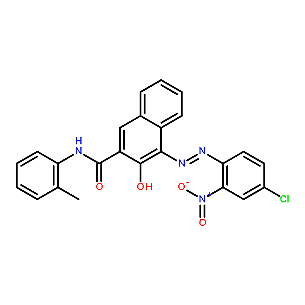 RHAWN 4-[(4-chloro-2-nitrophenyl)azo]-3-hydroxy-N-(2-methylphenyl)naphthalene-2-carboxamide