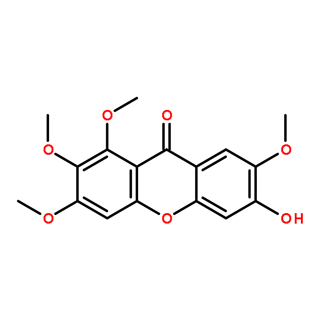 RHAWN 6-hydroxy-1,2,3,7-tetramethoxyxanthone