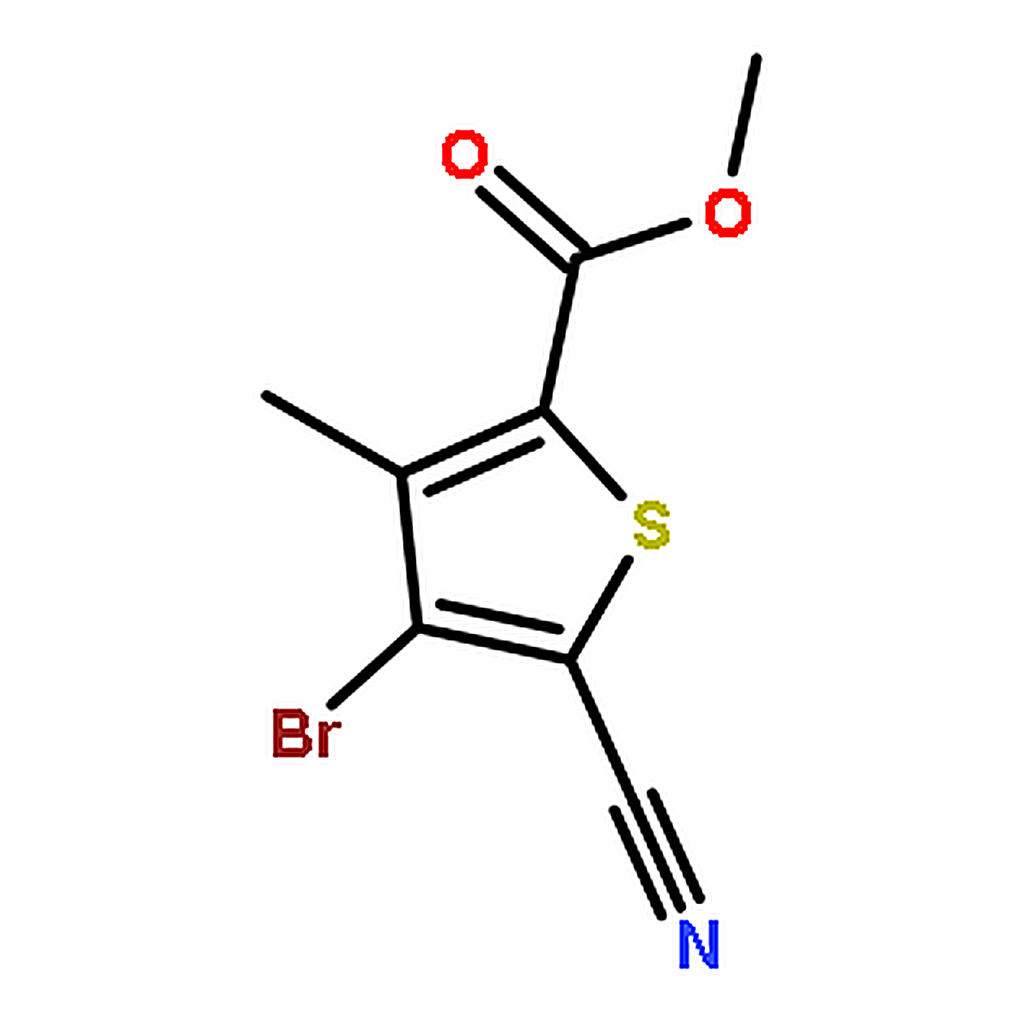 RHAWN Methyl 4-bromo-5-cyano-3-methylthiophene-2-carboxylate