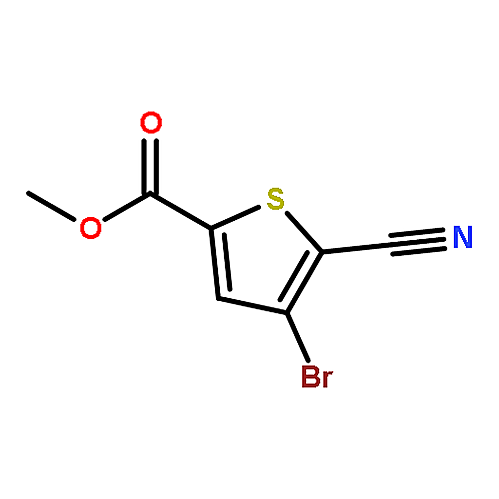 RHAWN Methyl 4-bromo-5-cyanothiophene-2-carboxylate