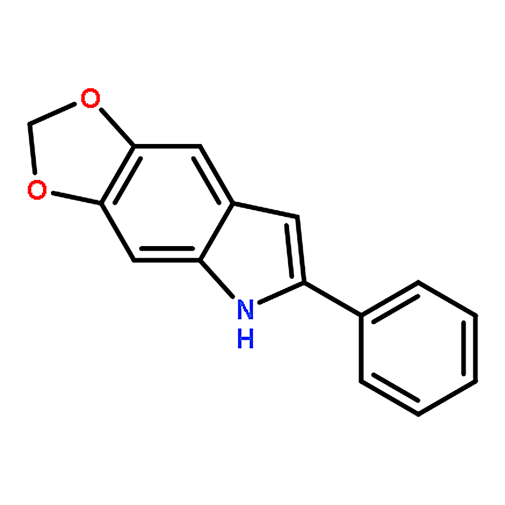 RHAWN 5，6-Methylenedioxy-2-phenylindole