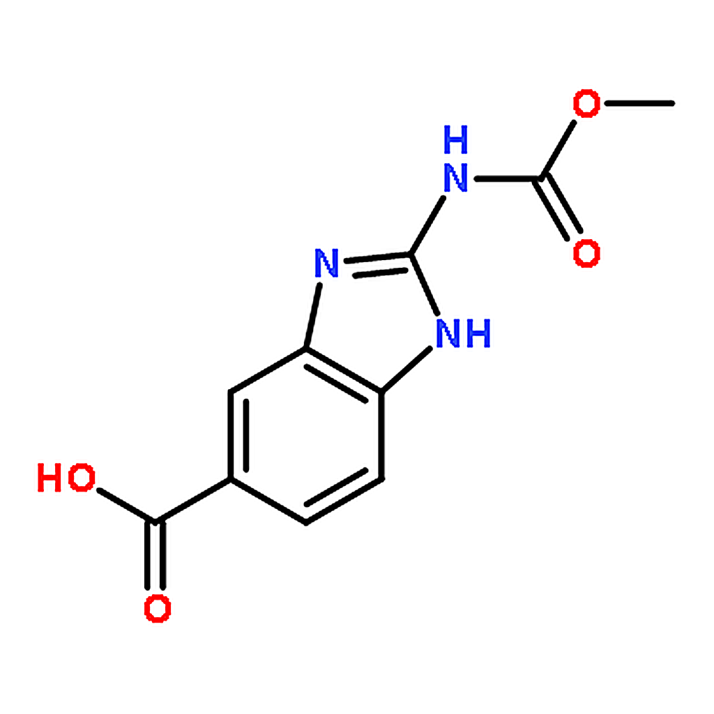 RHAWN 2-((Methoxycarbonyl)amino)-1H-benzo[d]imidazole-5-carboxylic acid