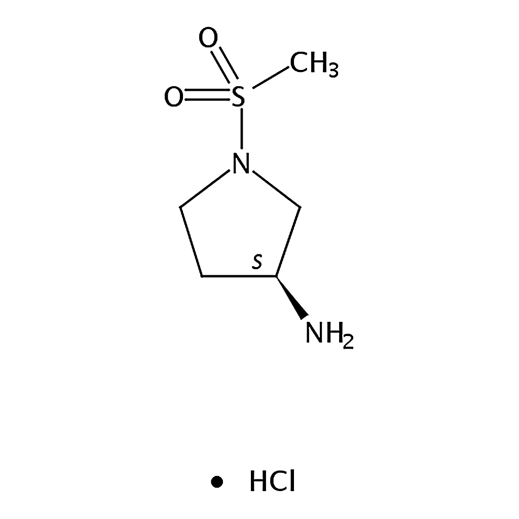 RHAWN (3S)-1-methanesulfonylpyrrolidin-3-amine hydrochloride
