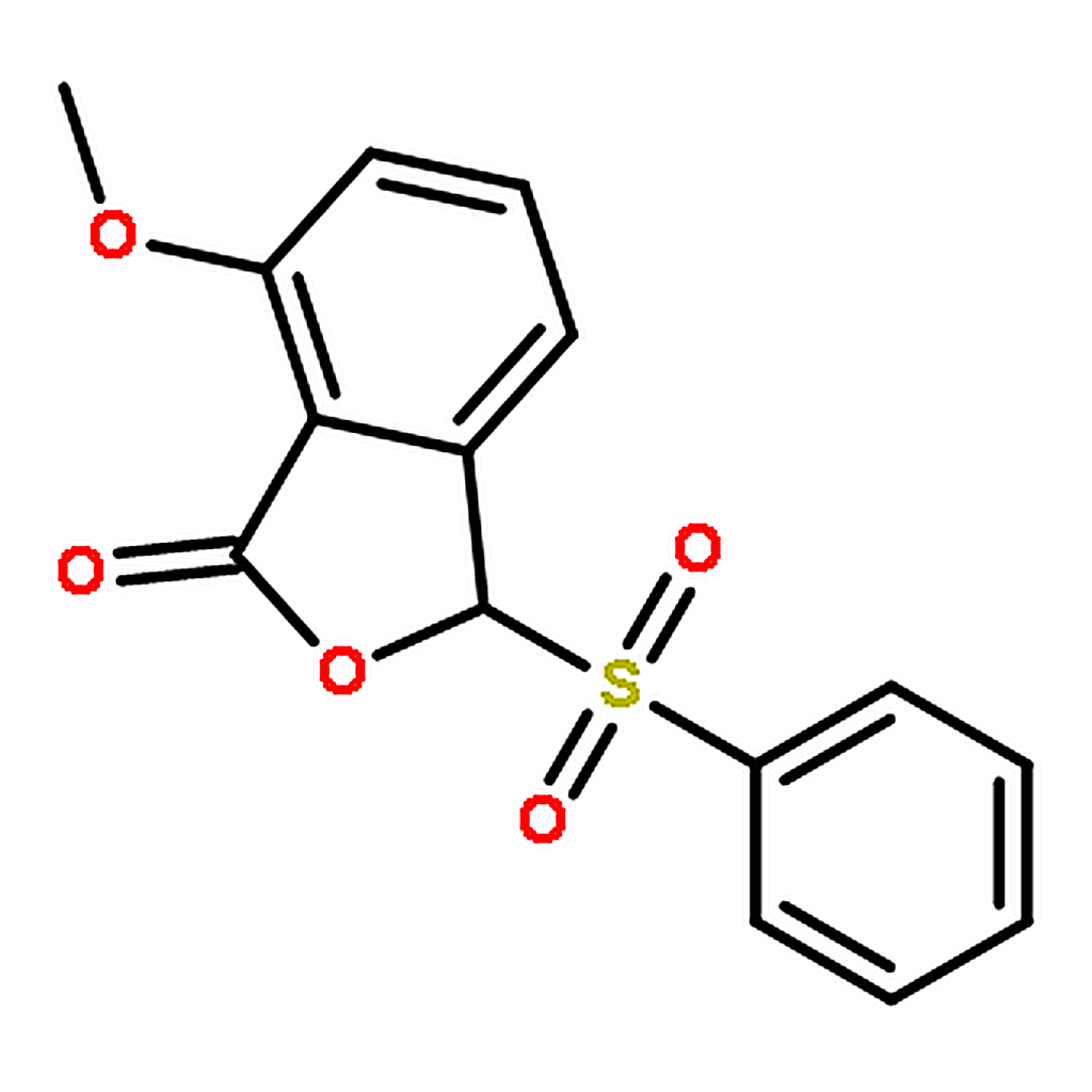RHAWN 7-Methoxy-3-phenylsulfonyl-1(3<i>H</i>)-isobenzofuranone