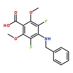 RHAWN 4-(Benzylamino)-3,5-difluoro-2,6-dimethoxybenzoic acid