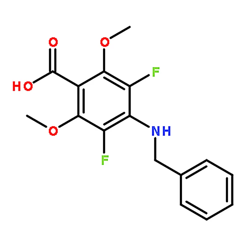 RHAWN 4-(Benzylamino)-3,5-difluoro-2,6-dimethoxybenzoic acid