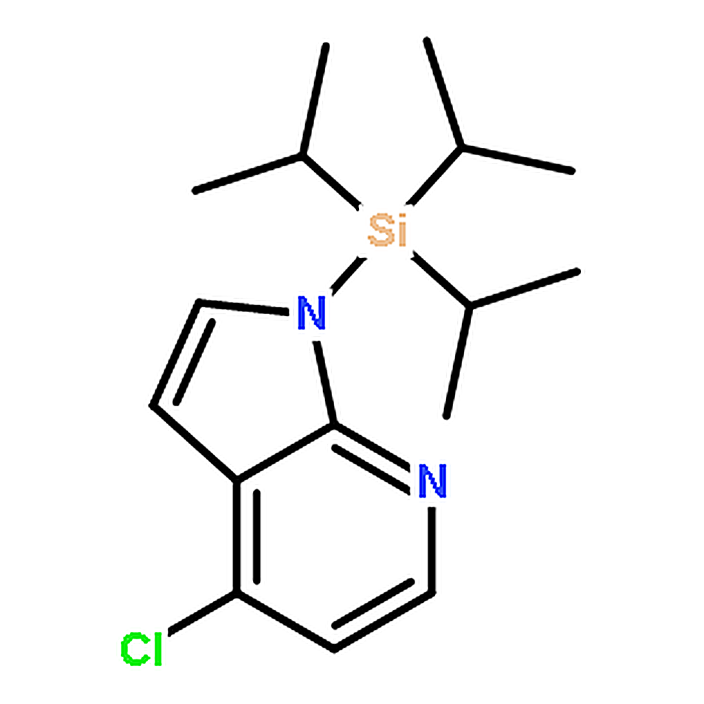 RHAWN 4-Chloro-1-(triisopropylsilyl)-1H-pyrrolo[2,3-b]pyridine