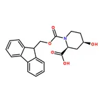 RHAWN (2S,4R)-1-(((9H-Fluoren-9-yl)methoxy)carbonyl)-4-hydroxypiperidine-2-carboxylic acid
