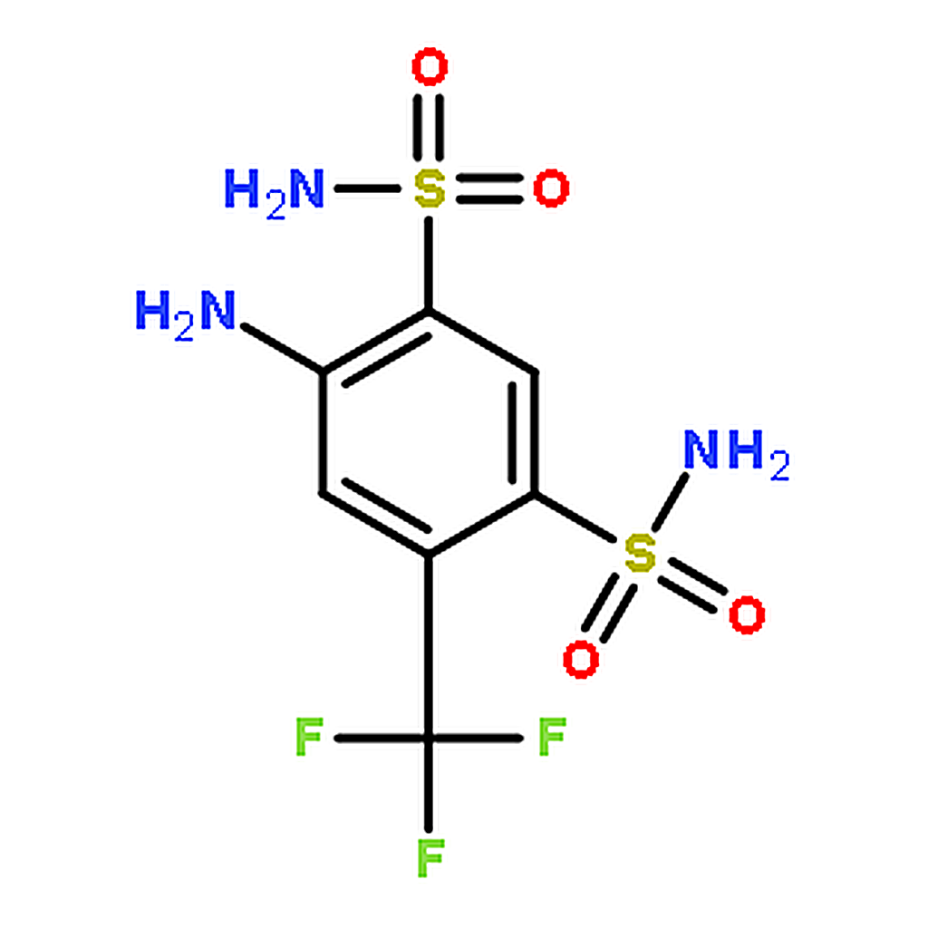 RHAWN 4-Amino-6-(trifluoromethyl)benzene-1,3-disulfonamide