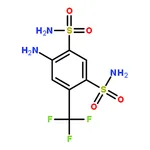 RHAWN 4-Amino-6-(trifluoromethyl)benzene-1,3-disulfonamide