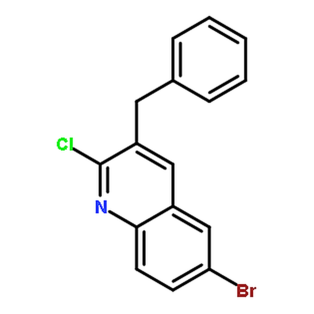 RHAWN 3-Benzyl-6-bromo-2-chloroquinoline