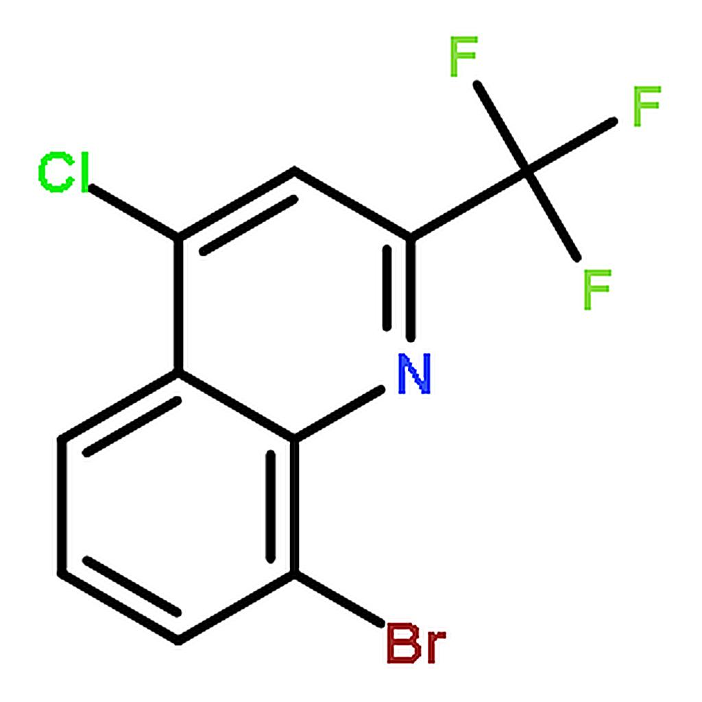 RHAWN 8-Bromo-4-chloro-2-(trifluoromethyl)quinoline