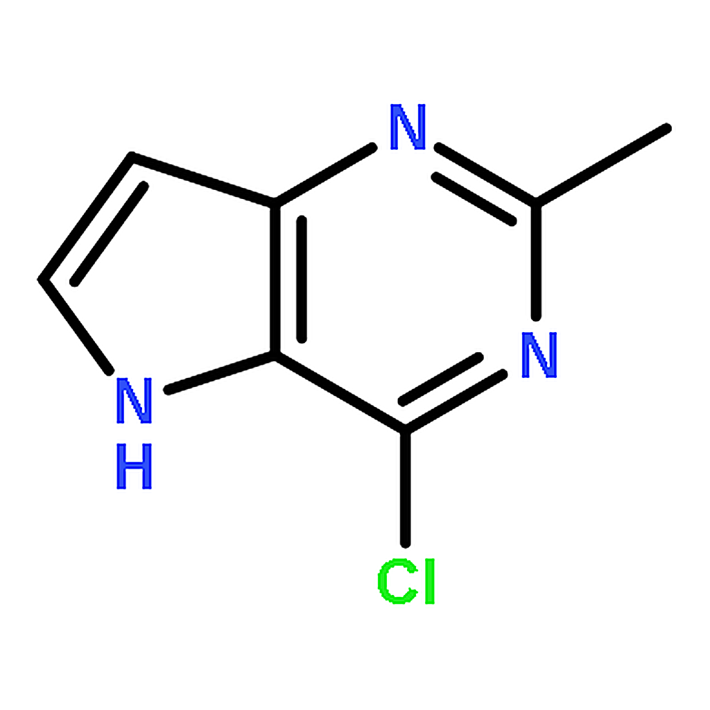 RHAWN 4-Chloro-2-methyl-5H-pyrrolo[3,2-d]pyrimidine