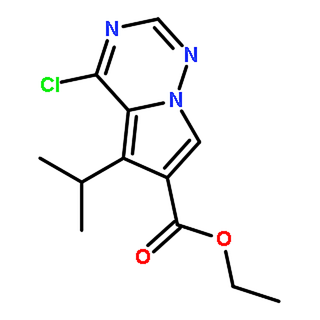 RHAWN ETHYL 4-CHLORO-5-ISOPROPYLPYRROLO[2，1-F][1，2，4]TRIAZINE-6-CARBOXYLATE