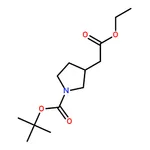 RHAWN tert-Butyl 3-(2-ethoxy-2-oxoethyl)pyrrolidine-1-carboxylate
