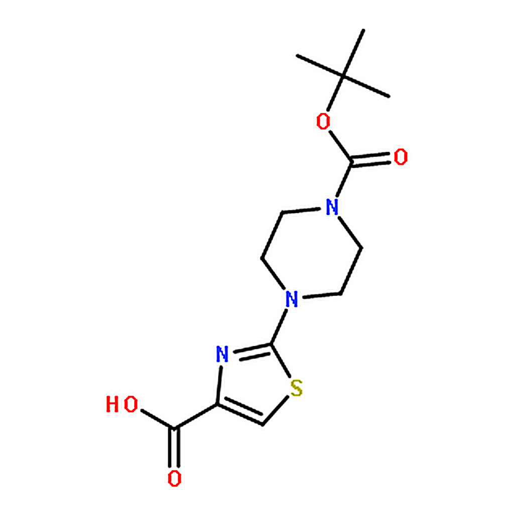 RHAWN 2-(4-(tert-Butoxycarbonyl)piperazin-1-yl)thiazole-4-carboxylic acid