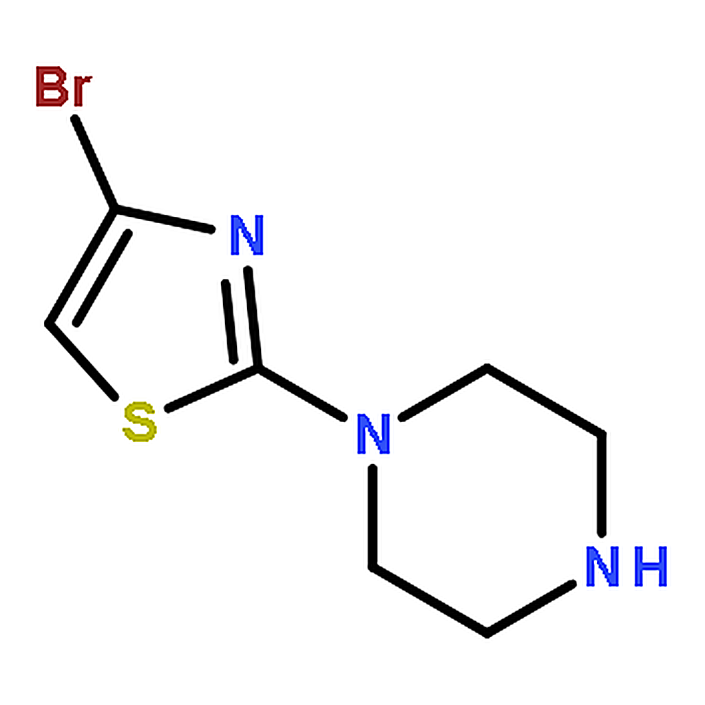 RHAWN 4-Bromo-2-(piperazin-1-yl)thiazole